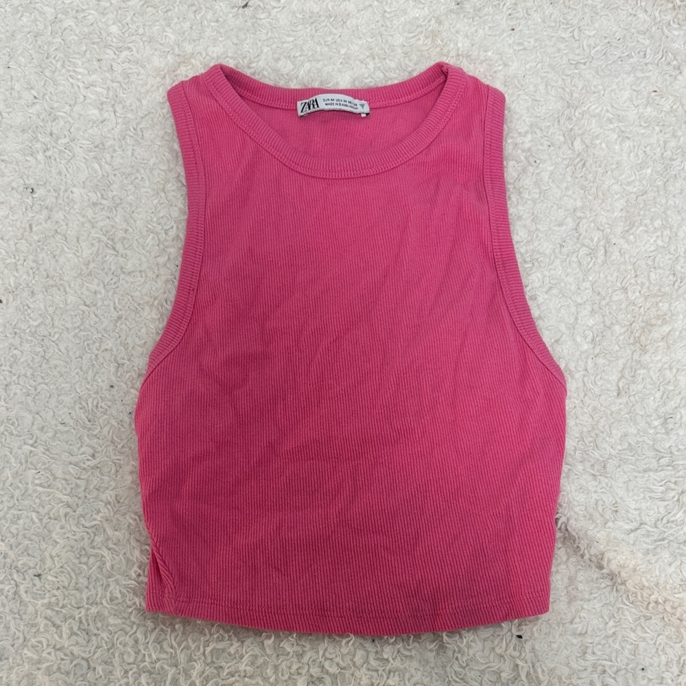 Zara Fuchsia Sleeveless Top
